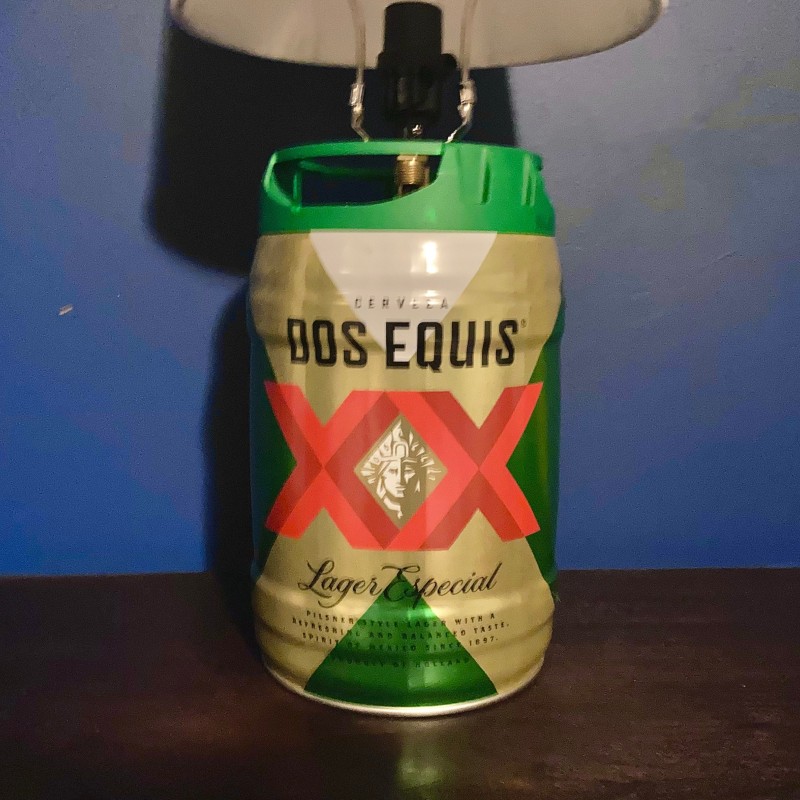 Dos Equis lamp